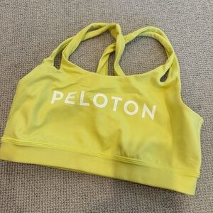 Peloton Women's Vibrant Yellow Sports Bra